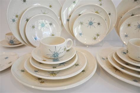 mid century dinnerware sets